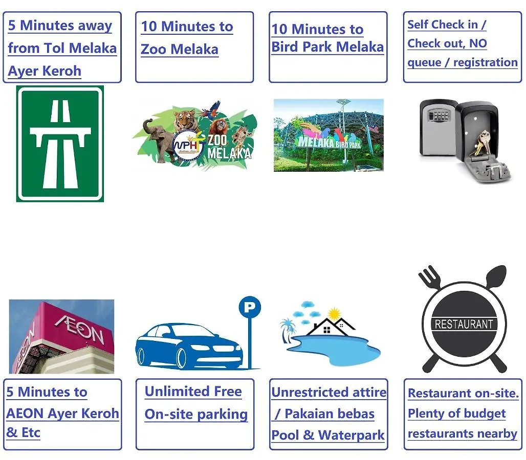 Free 4 Water Themepark Tickets & Wifi Stay Melaka